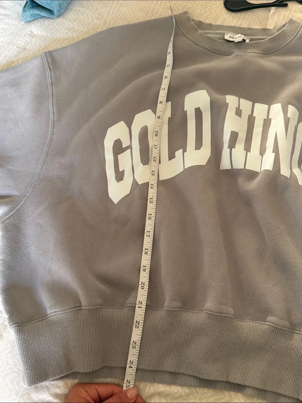 Gold Hinge LIGHT GREY GH WIDE ARM SWEATSHIRT - Picture 9 of 14